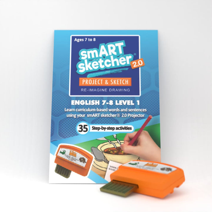English Level 1 [Ages 7-8] Creativity Pack | smART sketcher® 2.0